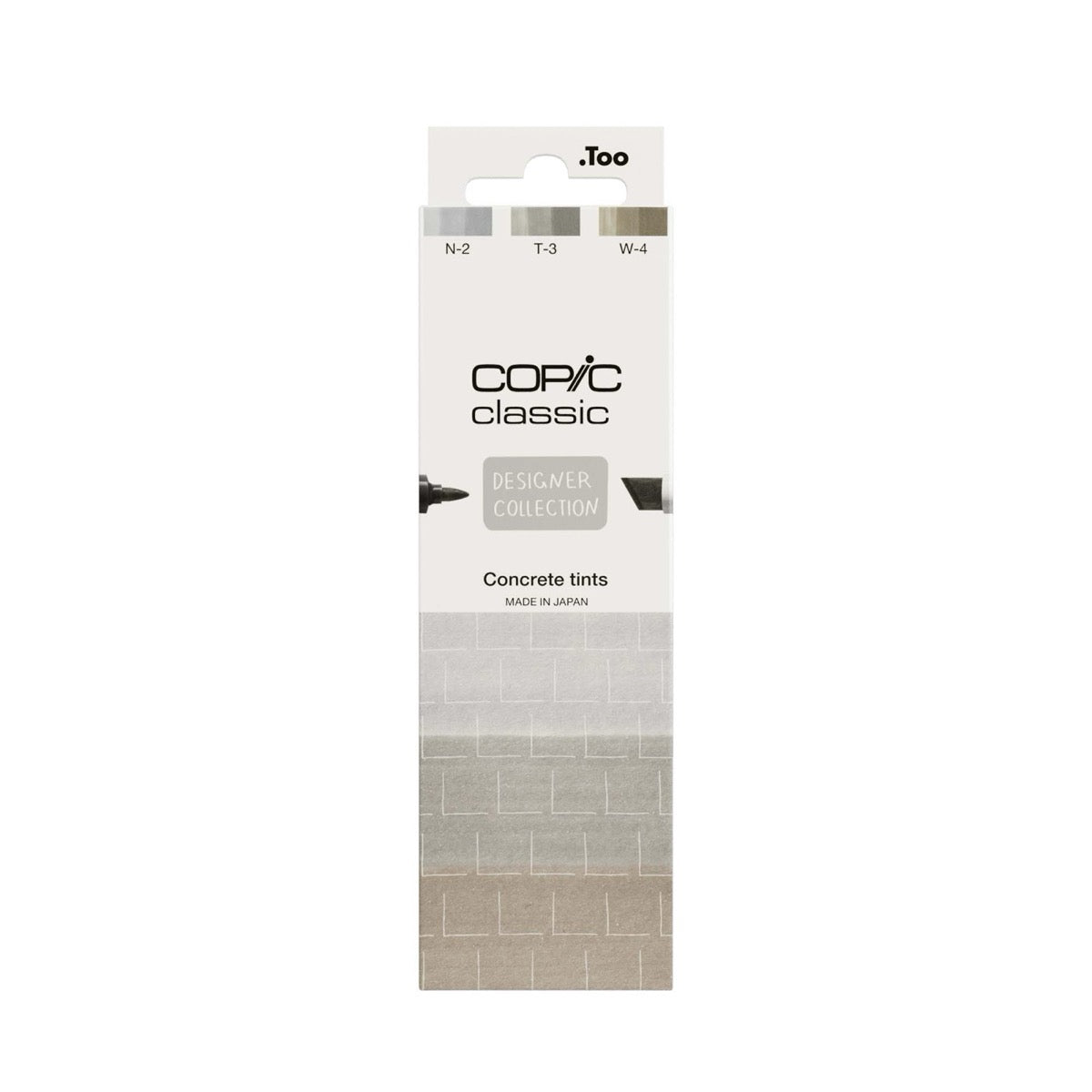 Copic Classic Designer Collection Concrete Tints