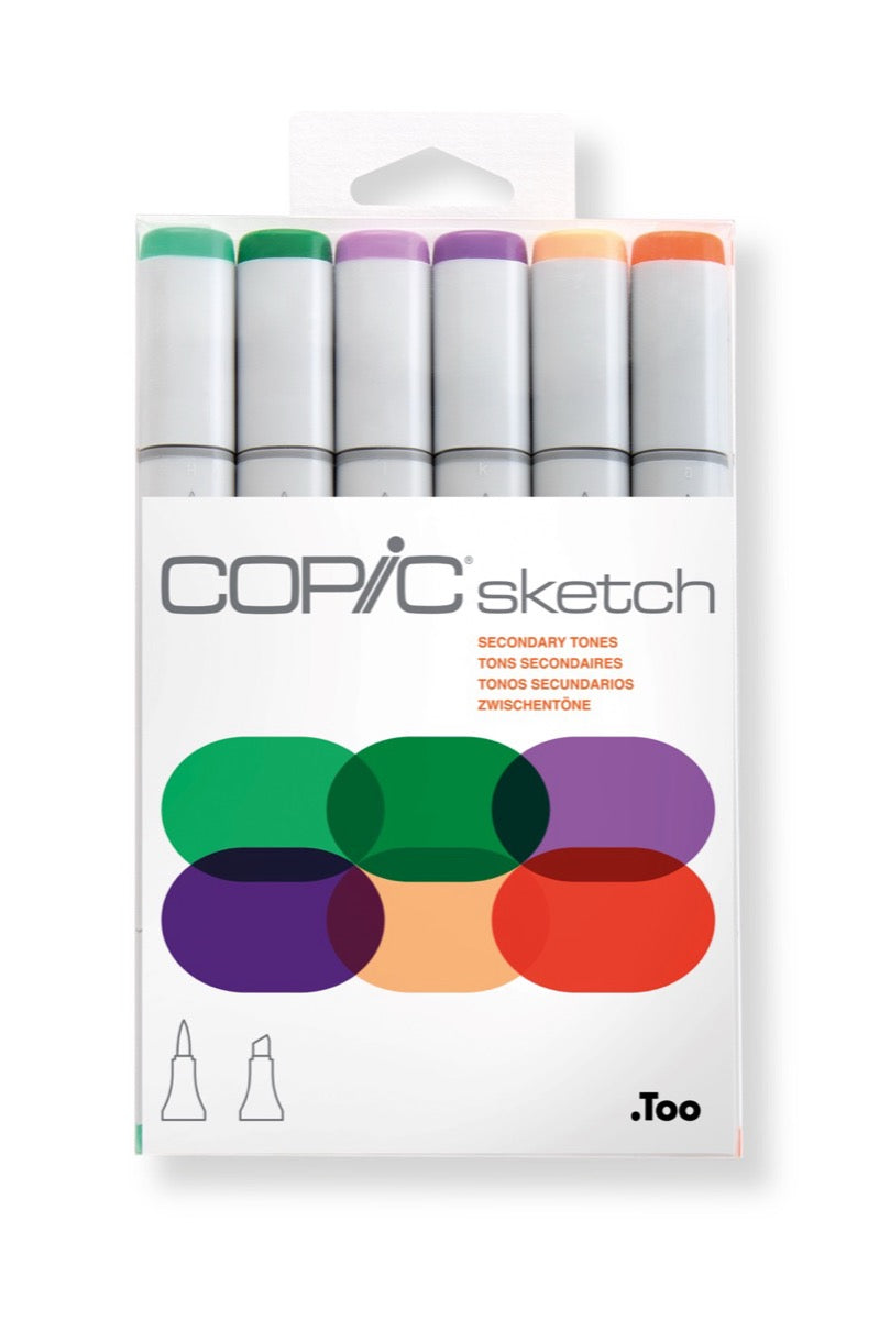 Copic Sketch Secondary Tones