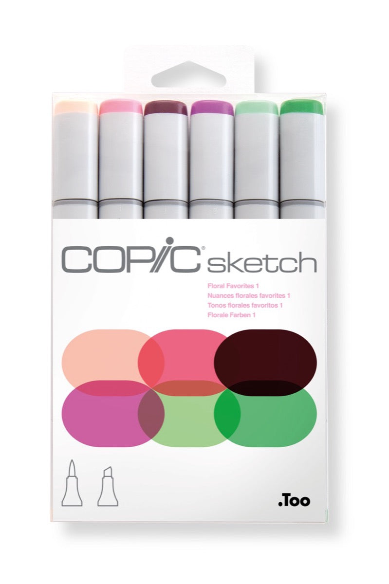 Copic Sketch Floral Favorite