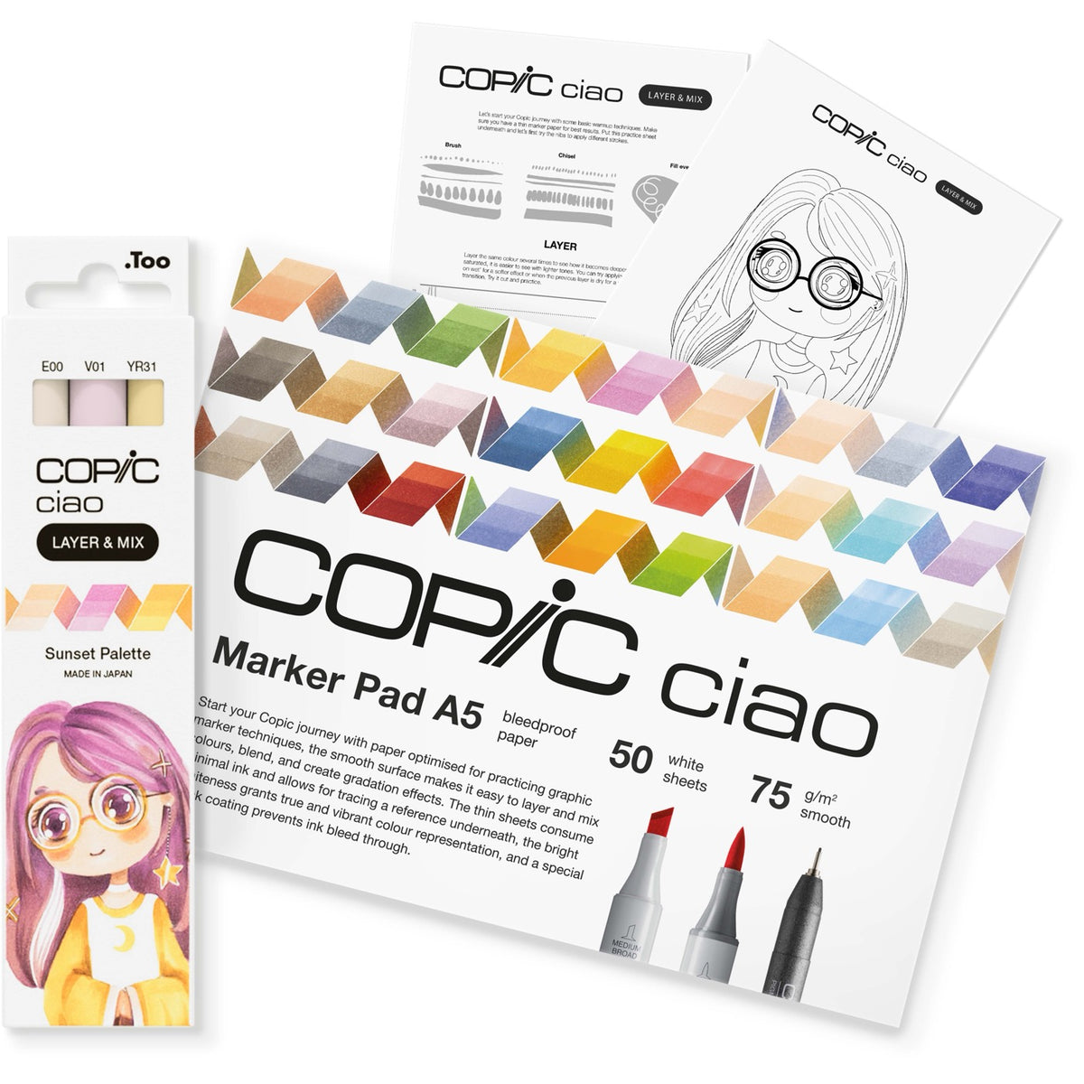 ciao-set-layer-mix-manga-starter-sunset görsel