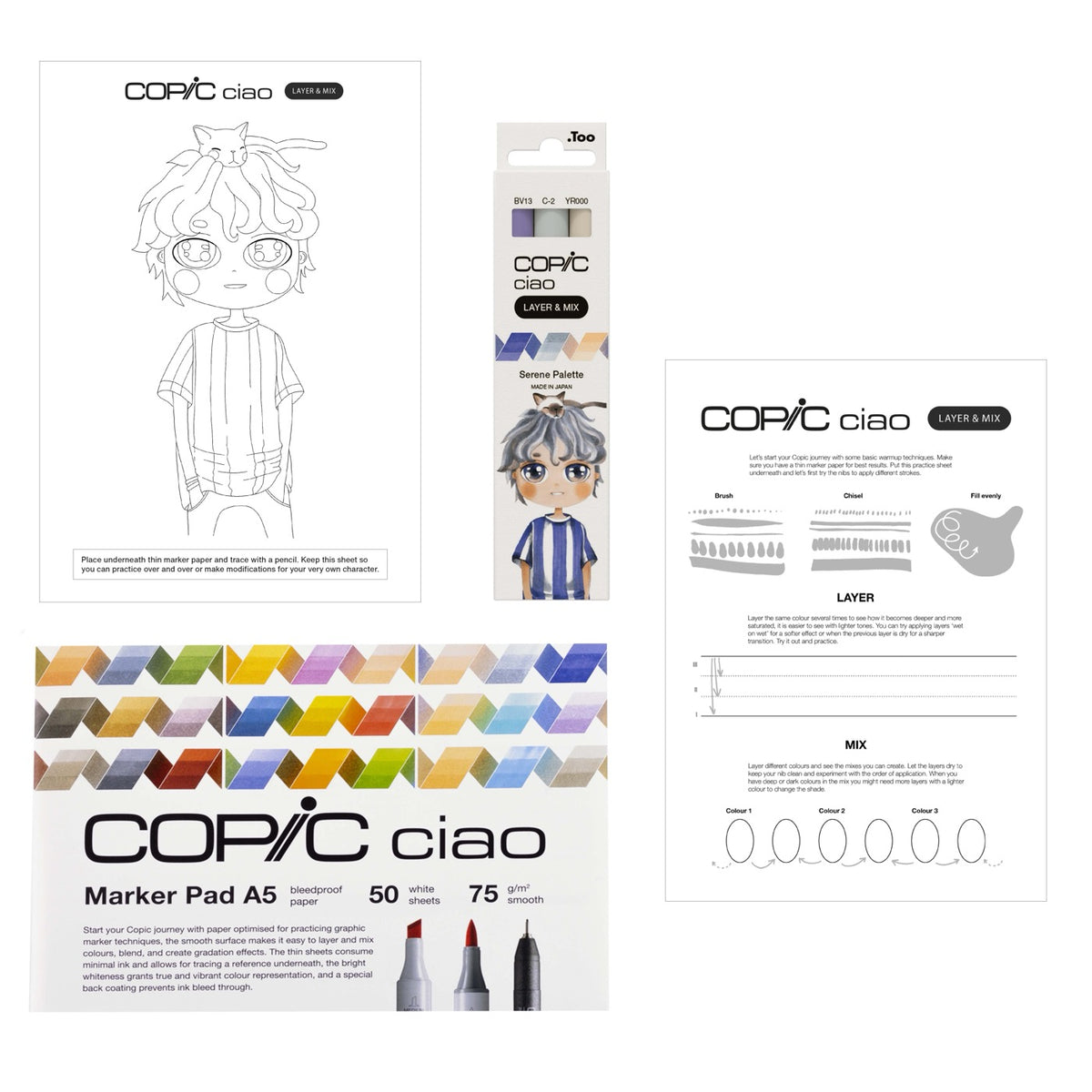 ciao-set-layer-mix-manga-starter-serene görsel