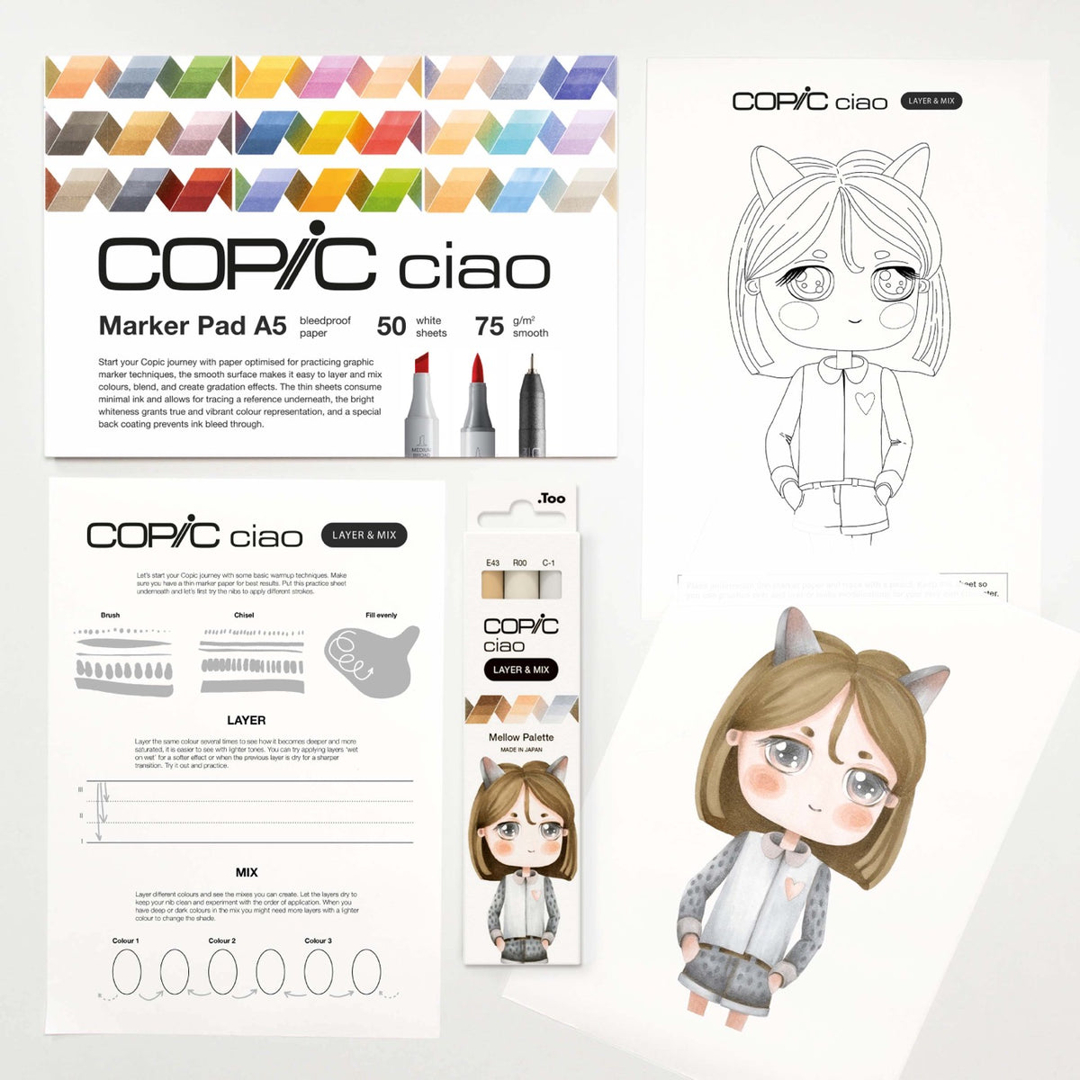 ciao-set-layer-mix-manga-starter-mellow görsel