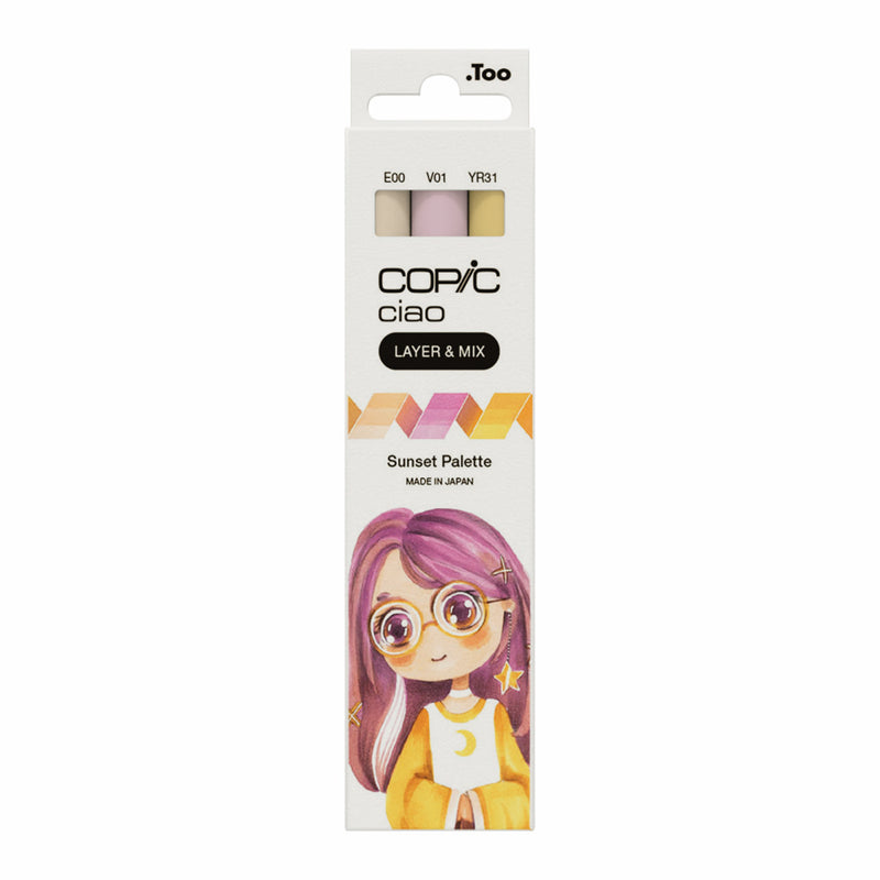 Copic Ciao Layer & Mix Manga Sunset Palette