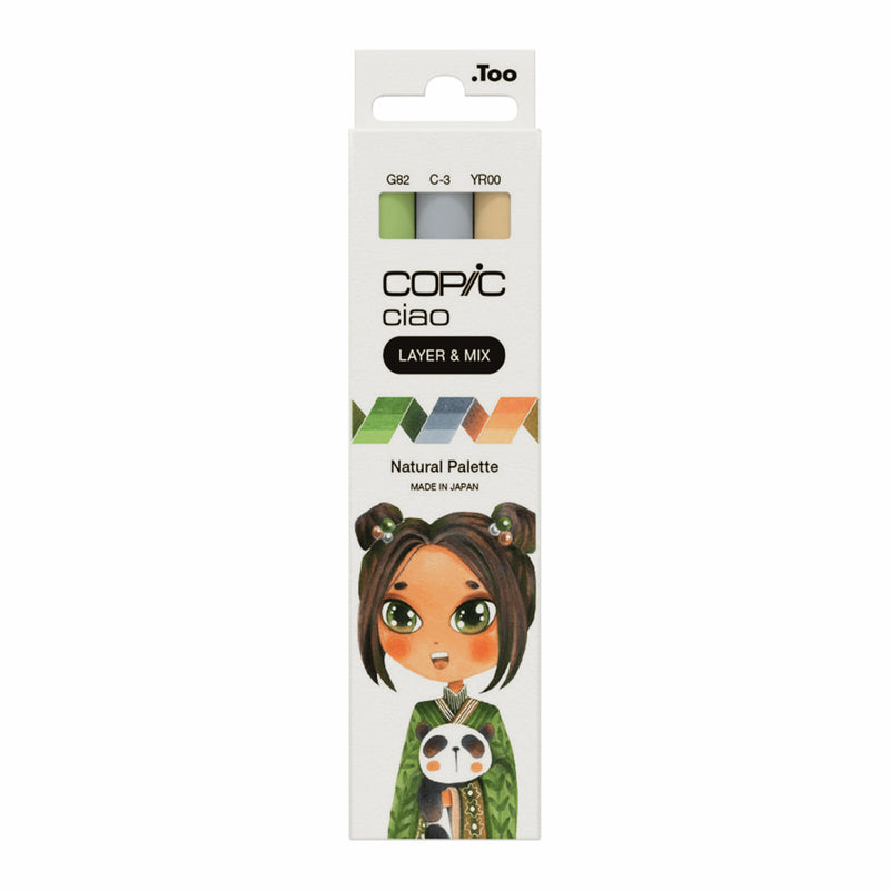 Copic Ciao Layer & Mix Manga Natural Palette