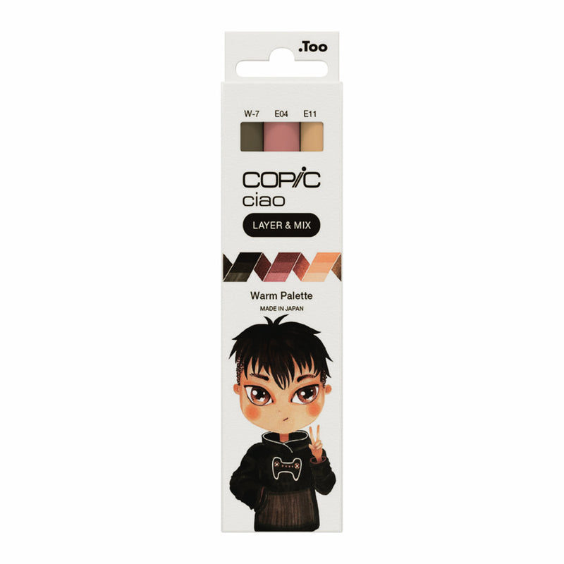 Copic Ciao Layer & Mix Manga Warm Palette