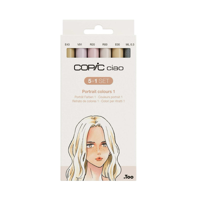 Copic Ciao 5+1 Set — Portrait Colours 1