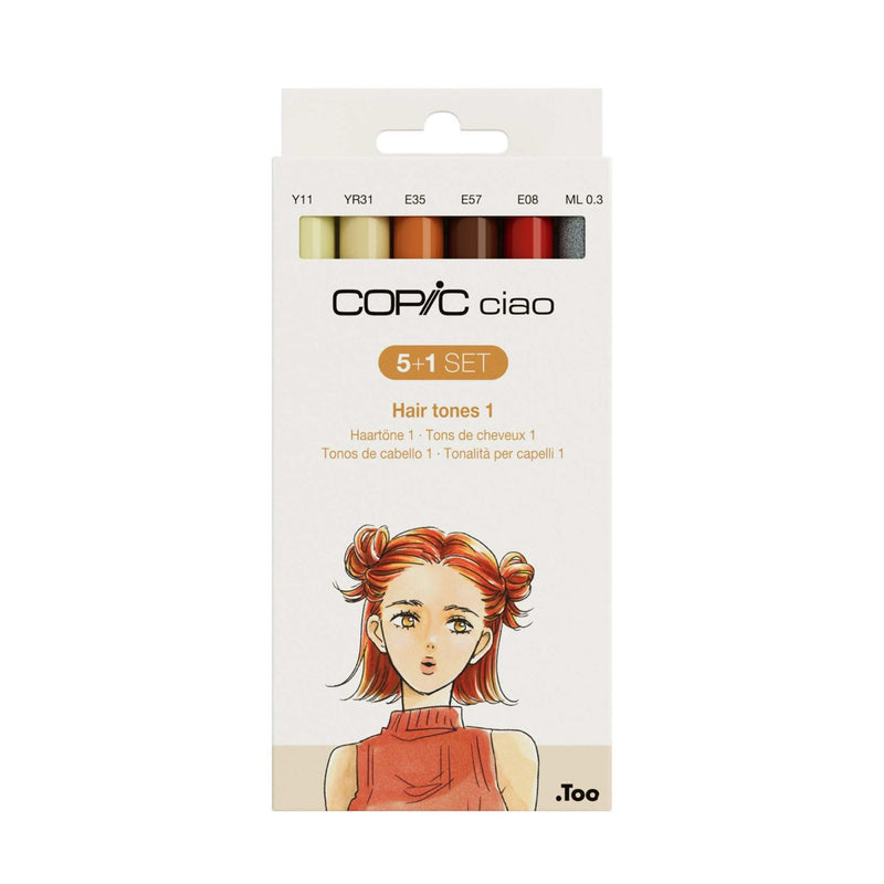 Copic Ciao 5+1 Set — Hair Tones 1