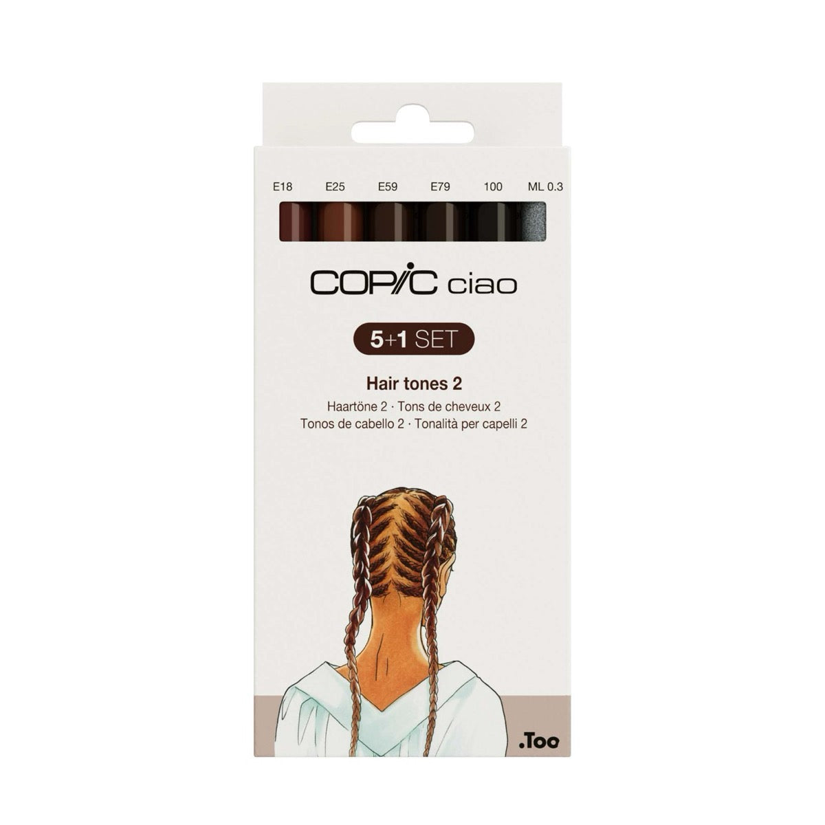 Copic Ciao 5+1 Set — Hair Tones 2