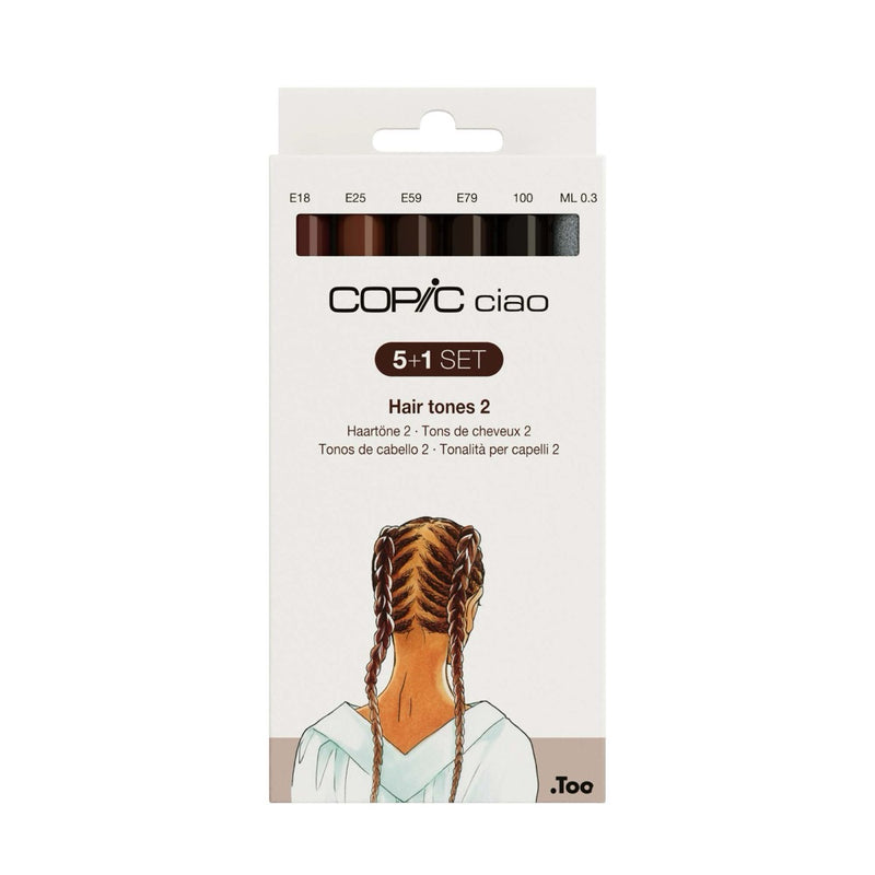 Copic Ciao 5+1 Set — Hair Tones 2