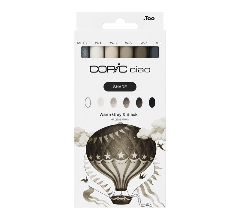 Copic Ciao Shade Warm Gray & Black