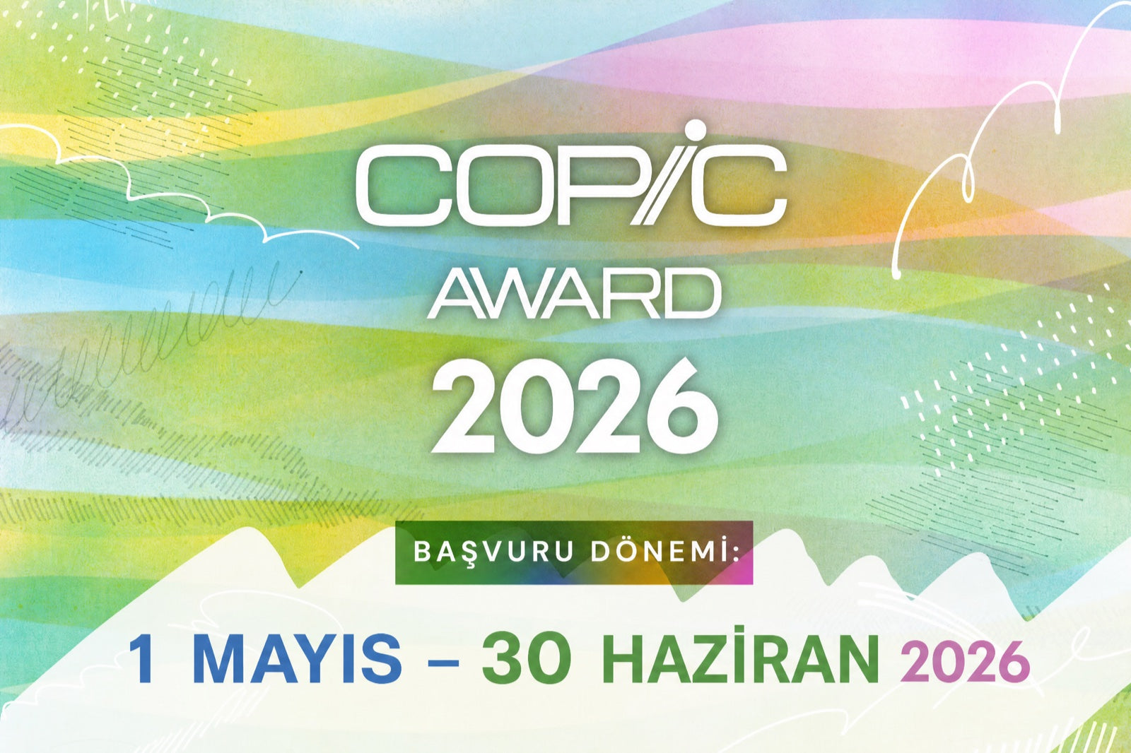 Copic Award 2026 - Katılım afişi